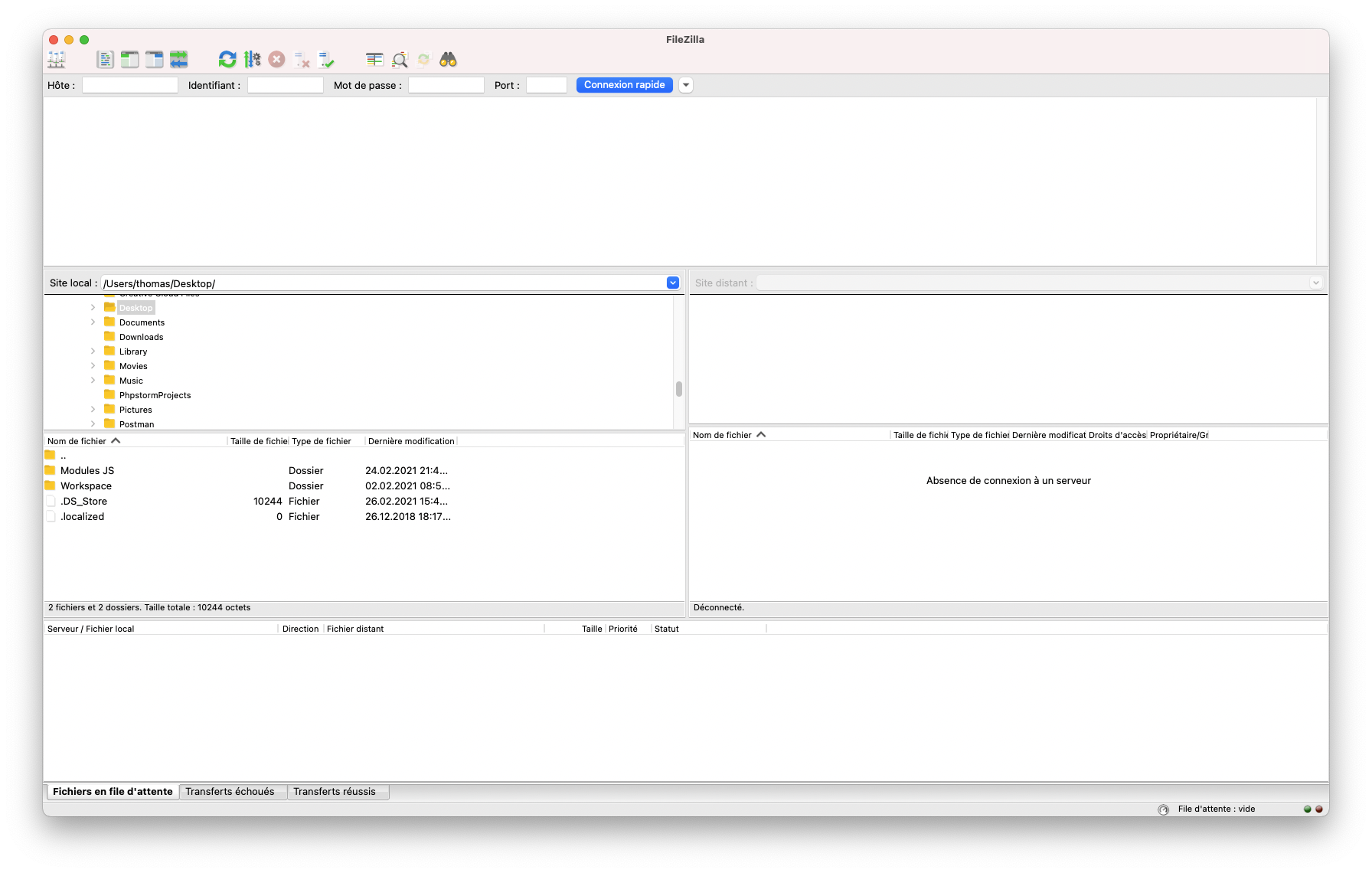 Transférer des fichiers avec FileZilla Formation Développeur 